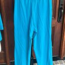 Turquoise Matching Jacket Sweatpants Set Comfy Teal Blue Photo 10