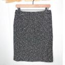 Hugo Boss Boss  Tweed Pencil Skirt Size 6 Knee Length Black White Twee Photo 0