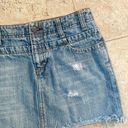 American Eagle Mini Low Waist Denim Skirt Photo 4