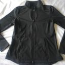 J. McLaughlin Black Zip Up Althletic Jacket Photo 5