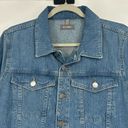 DL1961  Maddox Denim Trucker Jacket Button Front Pockets Medium Wash Size L Photo 1