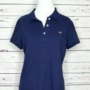 Vineyard Vines  Navy Blue Short Sleeve Polo Shirt Size Medium Photo 6