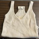 Aura  Ribbed Bodysuit, Size S/M, Tan Photo 6