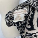 Flying Tomato Womens Paisley Patterned Poncho Sweater Size S/M Tan Black Top Photo 4