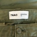 Aritzia Tna Supply Cargo Utility High Rise Pants in Green Kombu Size 12 Photo 13