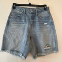 Wild Fable  Women's High-Rise Wide Leg Bermuda Jean Shorts -8 NWT Photo 1