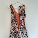 White House | Black Market  WHBM Floral Printed Hi-Lo Fit Flare Dress White Coral Photo 11