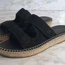 Cole Haan  Womens Black Slip On Cloud Espadrille Strap Slide Sandal Shoes Photo 0