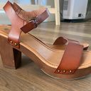 Big Buddha Brown Platform Heels Size 11 Photo 7