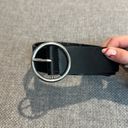 Brandy Melville Round Buckle Black Belt Photo 3