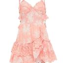 Love Shack Fancy  Olani Coral Smocked Mini Dress NWT Photo 7