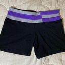 Lululemon  Reversible Purple And Black Shorts Photo 0