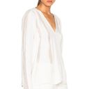 L'Agence L’agence silk Magnolia Angela v‎ neck blouse Sz Small White Photo 0