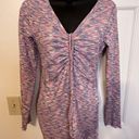 l*space Lisa Says Gah Lotta Long Sleeve Ribbed  Dye Minidress Size Small NWT Photo 7