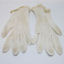 Vintage White Gloves with Lace Trim Photo 1