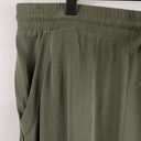 Treasure & Bond New  Soft Modal Knit High Waist Joggers Olive Sarma Photo 5