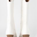 Soda Shoes White Embroidered Cowboy Boots  Photo 2