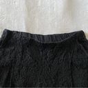 Lane Bryant  Black Lace Palazzo Pants Wide Leg Pull On Lined Pockets Size 14/16 Photo 3