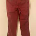 Dockers New NWT Womens  Red Soft Khaki Straight Leg Chinos Slacks Size 8 Photo 2