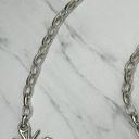 The Moon  and Star Silver Tone Metal Chain Link Belt OS One Size Photo 6