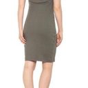 James Perse Standard  Artillery Green Ribbed Knit Tank Dress Sz.3(L) NWT Photo 1