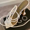 EGO NEW  WHITE SANDALD HEELS SIZE 8 Photo 5