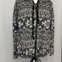 American Eagle Outfitters Hoodie Zip up Aztec Tribal Southwestern Navajo Geometric Print Pattern Sweater S Photo 0