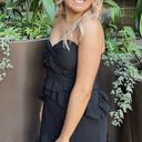 Pretty Little Thing Black Ruffle Maxi Dress Photo 1