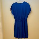SheIn Cute blue dress cover up cinched waist Photo 5