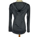Zella Z by  Heathered Gray Hooded Long Sleeve High Low Hem Active Top Women Small Photo 2