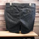 Bermuda Underground Soul  Denim Blue Jean Long Shorts Mid Rise Juniors 11 Photo 1