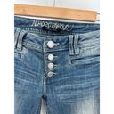 Almost Famous  Jeans Women 3 Blue Medium Wash Denim Button Fly Low Rise Flare Photo 4