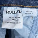 Rolla's  Eastcoast Ankle High Rise Skinny Jeans in Blue size 26 Photo 12
