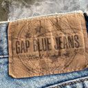 Gap  reverse High Waisted Boyfriend Straight Leg Light Wash Distressed Jeans Photo 4