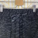 Good American  Sheer Zebra Running Shorts Black Photo 3