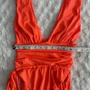 We Are HAH NEW  Fried Salmon Cut to the Chase Soft Plunging V-neck Bodysuit S Photo 5