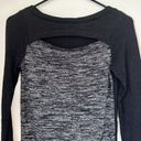 Wilfred  Free Aritzia Black and Gray Long Sleeve Shirt - Size Small Photo 1