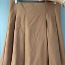 Oak + Fort  Brown Pleated Skirt  Photo 0