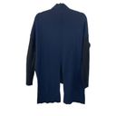 BCBGMAXAZRIA NWT  Merino Wool Black Blue High-Low Split Back Sweater Size XS Photo 1