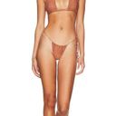 Free People NWT Stone Fox Swim x  Wild Cat River Bottom Medium Brown Cheeky Photo 2