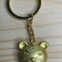 Gold Tone Mouse Key Bag Zipper Pull Charm Photo 0