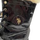 U.S. Polo Assn. Madison Black And Cream Faux Fur Lined Boots Photo 1