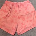 Old Navy Women’s Coral Tie-Dye Drawstring Sweat Shorts Photo 1