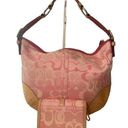 Coach Y2k  1851 Soho Optic Signature Canvas Leather Hobo w/ Matching Wallet Photo 1