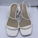 Marc Fisher strappy white sandals chunky block heel women Size 7 1/2M Photo 5