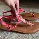 New York And Company  Pink Sandals Size 9 Photo 5