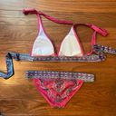 SheIn Pink Patterned  Bikini Photo 2