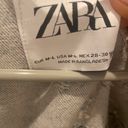 ZARA Oversized Distressed Jean Jacket Photo 2