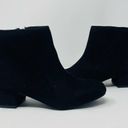 INC NWT  International Concepts Floriann Ankle Booties Black Suede Block Heel Photo 1