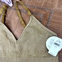 Aerie Offline by  NWT Brown Ribbed Recharge Least Support Triangle Bra Medium Photo 2